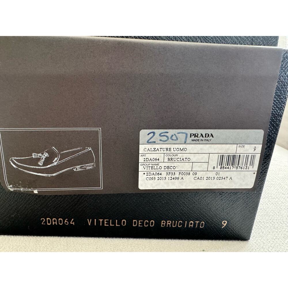 Men's Luxury Prada Loafers 2DA064 Size 9 (US Size 10) - Picture 7 of 10